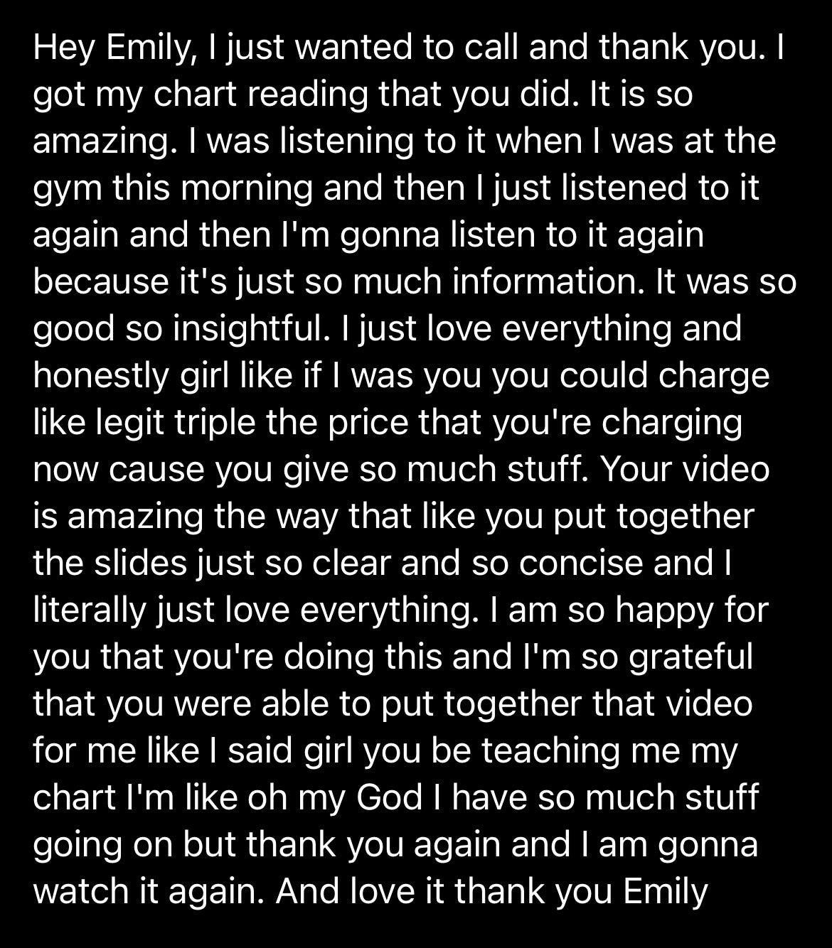 Birth Chart Reading