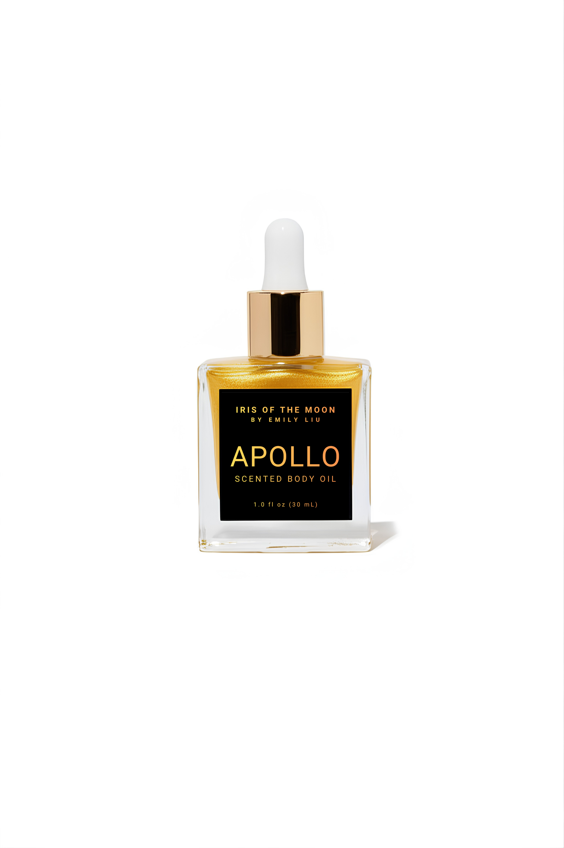 Apollo perfume bottle on a white background