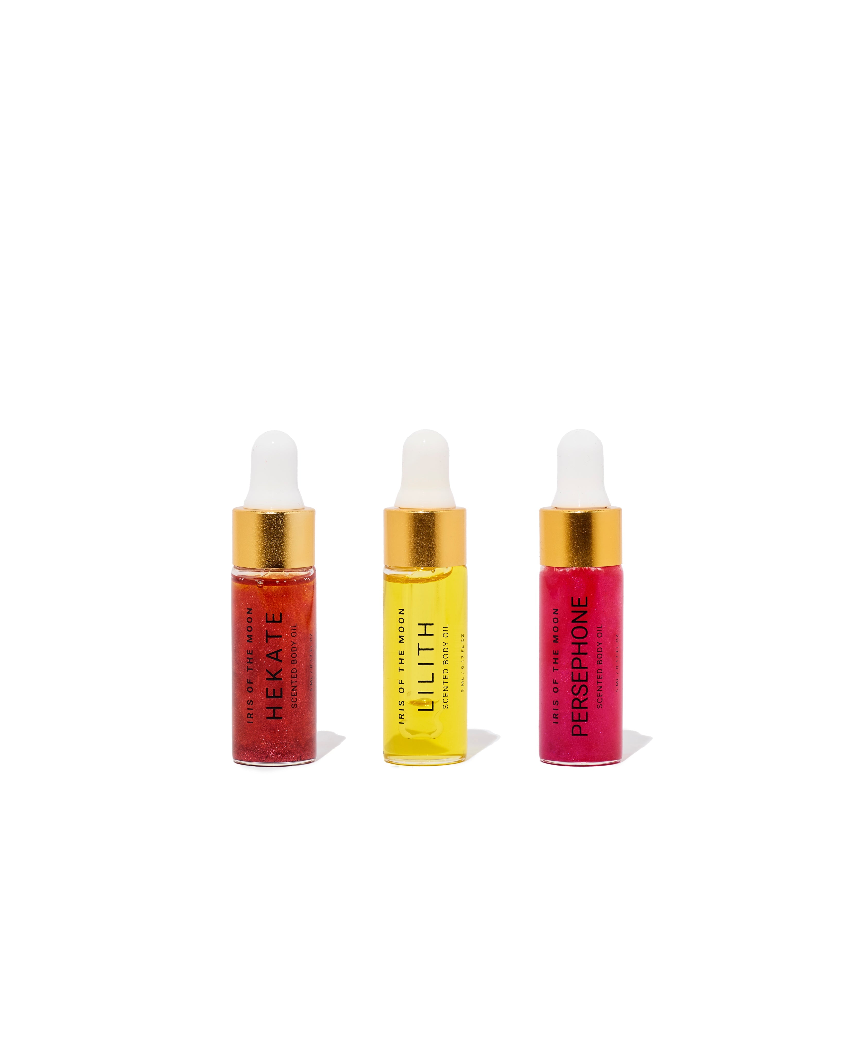 Discovery Set | Sample Our Bestselling Scented Body Oils | Iris of